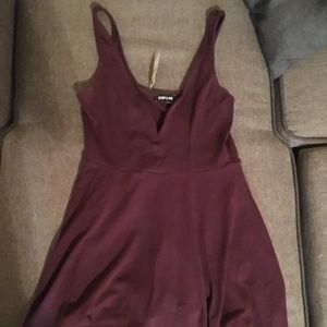 Maroon Express Dress